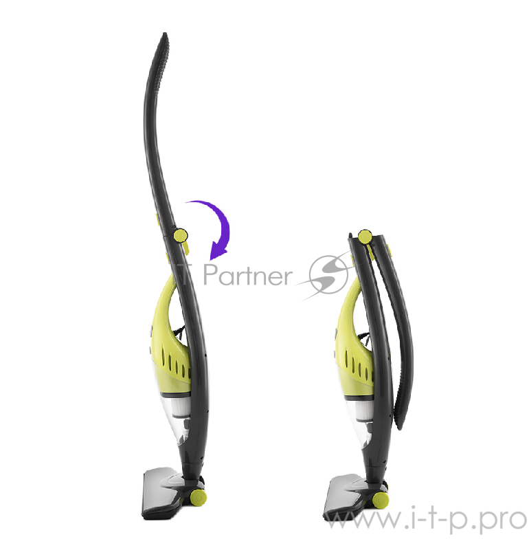 Вертикальный пылесос Kitfort Мощность 600 Вт.Пылесборник 0,5 л.Класс фильтра тонкой очисткиF7