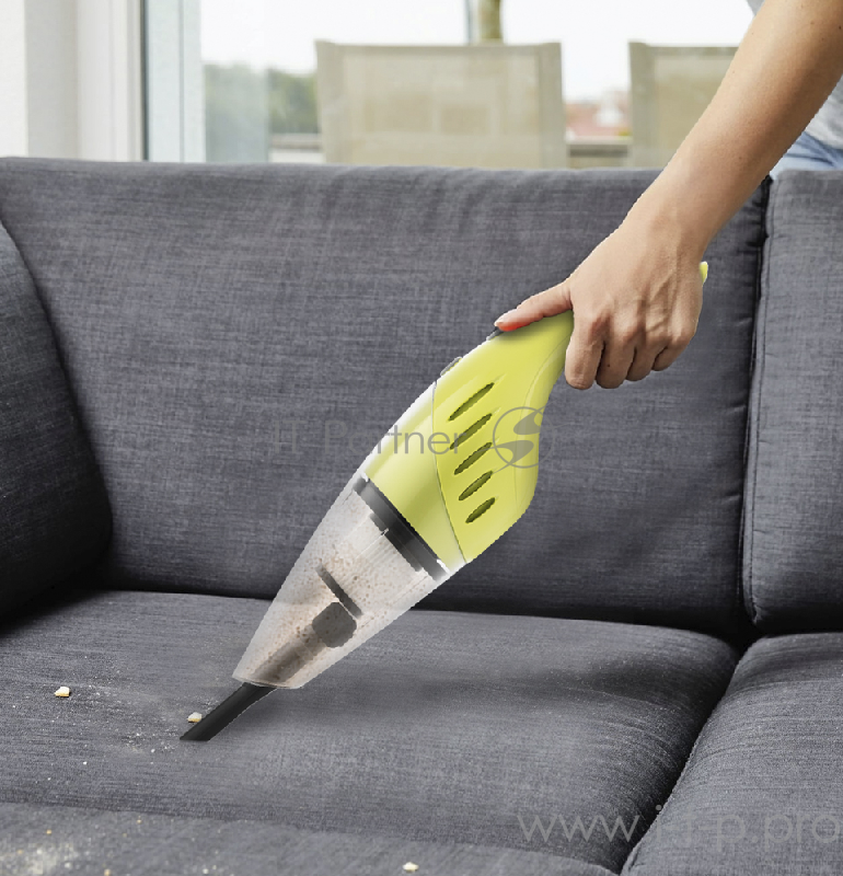 Вертикальный пылесос Kitfort Мощность 600 Вт.Пылесборник 0,5 л.Класс фильтра тонкой очисткиF7