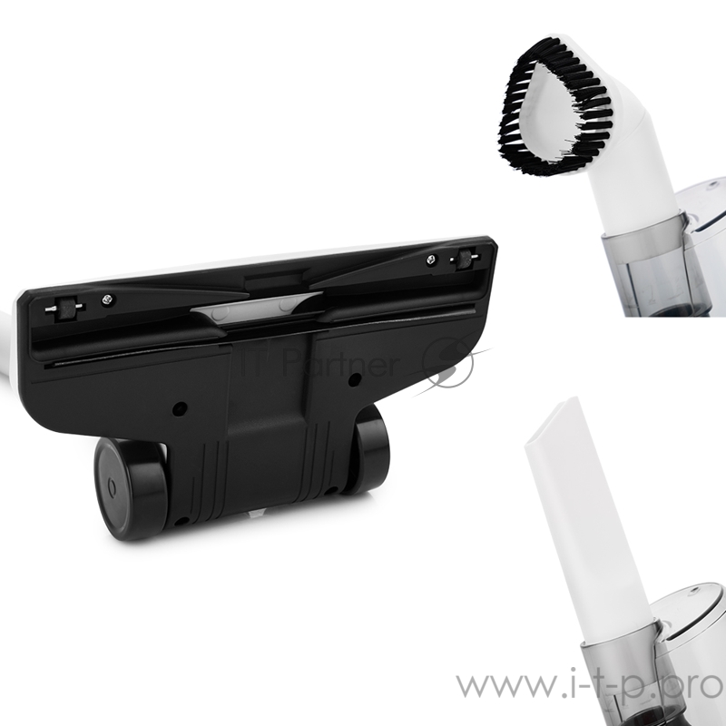 Вертикальный пылесос Kitfort Мощность 500 Вт.Пылесборник 0,3 л.Время зарядки 4,5 ч.