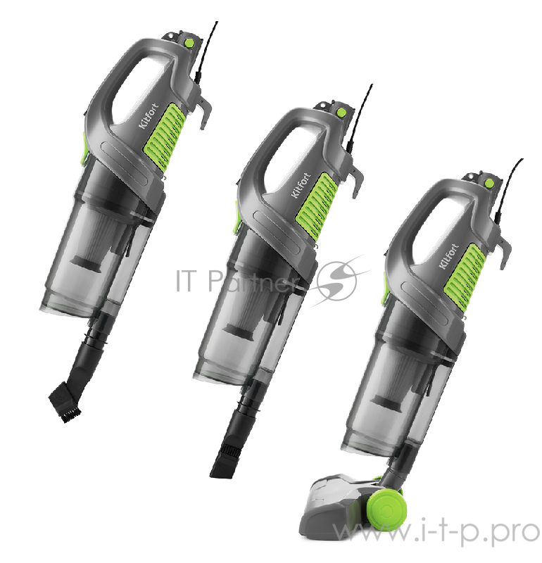 Вертикальный пылесос Kitfort Мощность 600 Вт.Пылесборник 1 л.Тип пылесоса проводной.