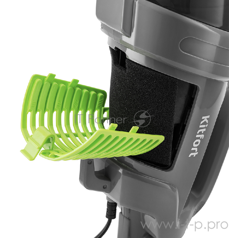 Вертикальный пылесос Kitfort Мощность 600 Вт.Пылесборник 1 л.Тип пылесоса проводной.