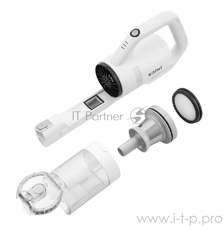 Вертикальный пылесос Kitfort Мощность 1200 Вт.Пылесборник 0,5 л.Тип пылесоса проводной.