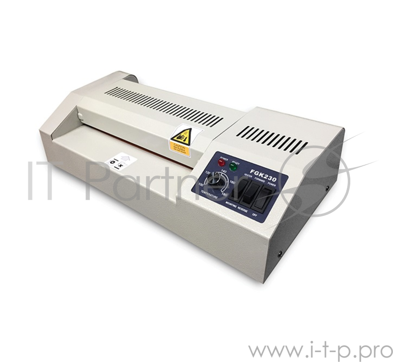 Ламинатор ГЕЛЕОС FGK 320, А3, 2х250 (пленка 60-250мкм), 600 мм/мин, 4 вала, реверс, хол. ламин., регул. темп., металл. корпус, мах толщина 2мм