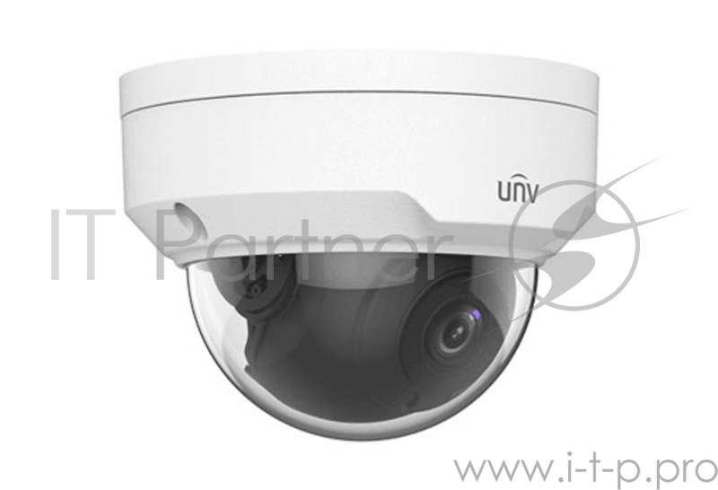 Видеокамера UNV Купольная антивандальная IP камера 2 Мп до 30м, объектив 2.8 мм