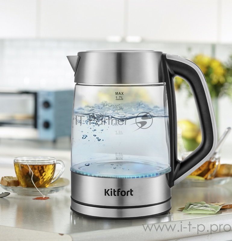 Кофеварка Kitfort Мощность 650 Вт.Ёмкость резервуара 0,35 л.Напряжение 220–240 В, 50/60 Гц.