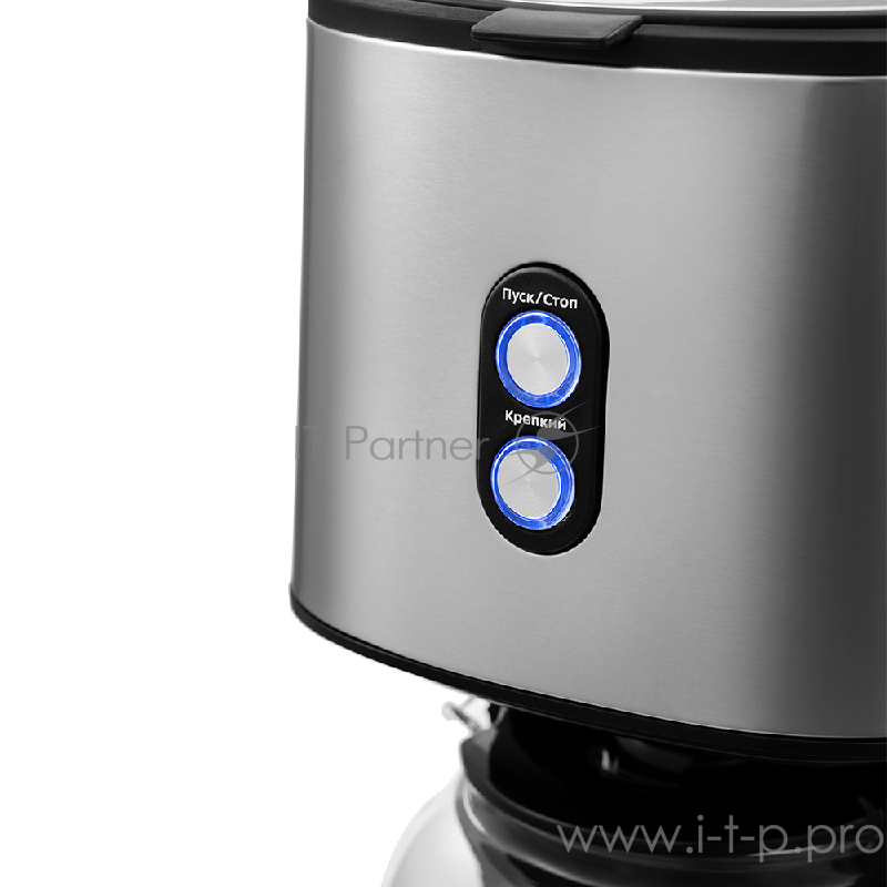 Кофеварка Kitfort Мощность 900 Вт.Ёмкость резервуара 1,5 л.