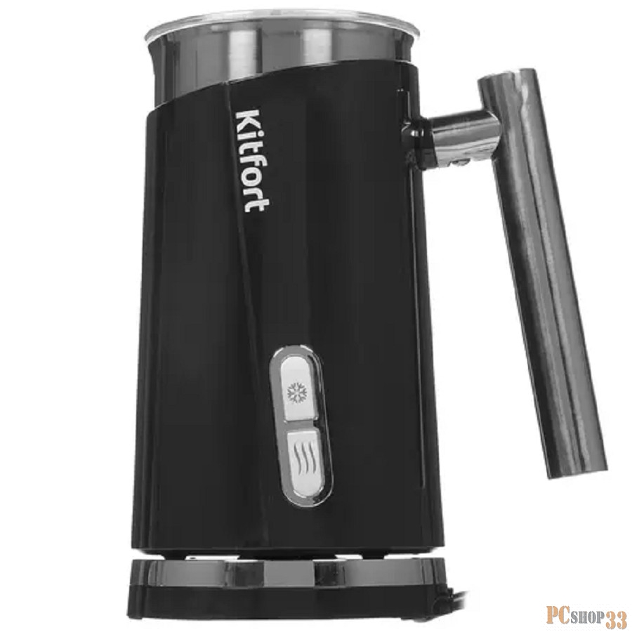 Капучинатор Kitfort Мощность 500 Вт.Ёмкость 0,3 л.Материал чаши нержавеющая сталь.