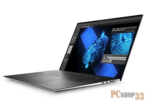 Ноутбук Dell Precision 5750 Core i7 10875H/16Gb/SSD512Gb/NVIDIA Quadro RTX 3000 6Gb/17/WVA/FHD+ (1920x1200)/Windows 10 Professional 64/grey/WiFi/BT/Cam