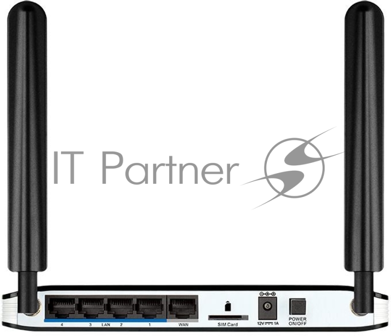 Роутер Wireless N300 LTE Router with 1 USIM/SIM Slot, 1 10/100Base-TX WAN port, 4 10/100Base-TX LAN ports. 802.11b/g/n compatible, 802.11n up to 300Mbps,1 10/100Base-TX WAN port, 4 10/100Base-TX LAN ports, NAT, DHCP server/relay