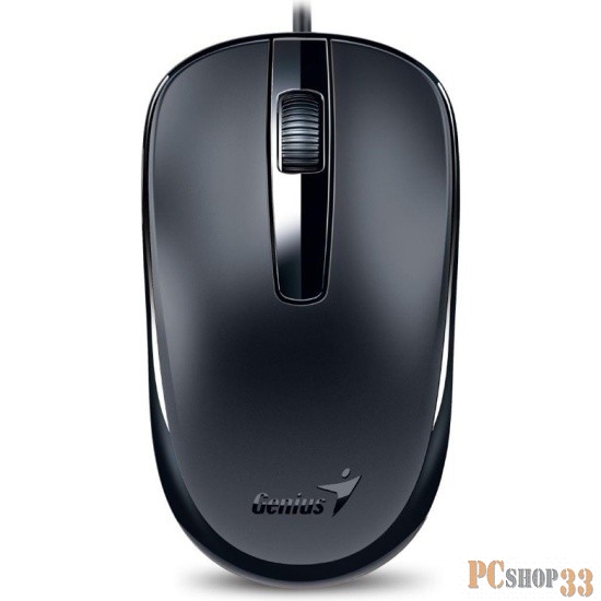 Мышь Genius Mouse DX-120 ( Cable, Optical, 1000 DPI, 3bts, USB ) Black