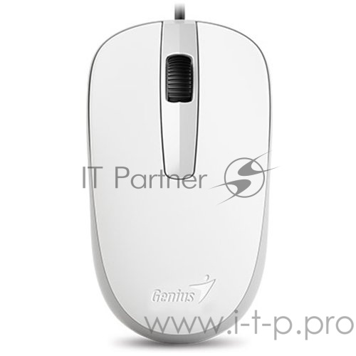 Мышь Genius Mouse DX-120 ( Cable, Optical, 1000 DPI, 3bts, USB ) White
