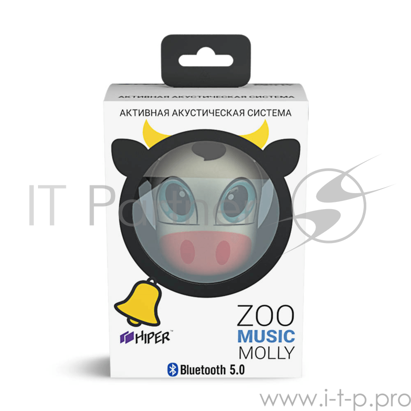 Акустическая система HIPER Портативная акустическая система Bluetooth Speaker HIPER ZOO Music Molly, Корова