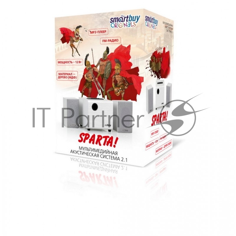 Мультимедийные стерео колонки SmartBuy® SPARTA, белые (SBA-210)/60