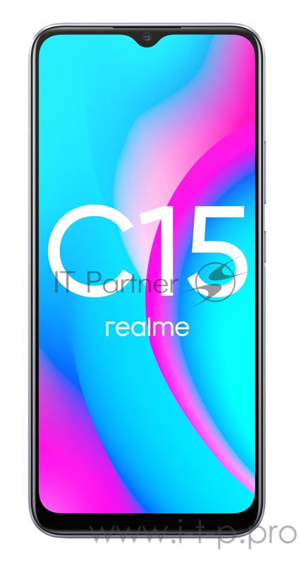 Смартфон Realme C15 64Gb 4Gb серебристый моноблок 3G 4G 6.52 720x1600 Android 10 13Mpix WiFi NFC GPS GSM900/1800 GSM1900 MP3