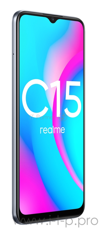 Смартфон Realme C15 64Gb 4Gb серебристый моноблок 3G 4G 6.52 720x1600 Android 10 13Mpix WiFi NFC GPS GSM900/1800 GSM1900 MP3