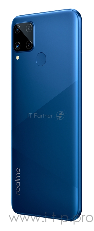 Смартфон Realme C15 64Gb 4Gb синий моноблок 3G 4G 2Sim 6.52 720x1600 Android 10 13Mpix WiFi NFC GPS GSM900/1800 GSM1900 MP3