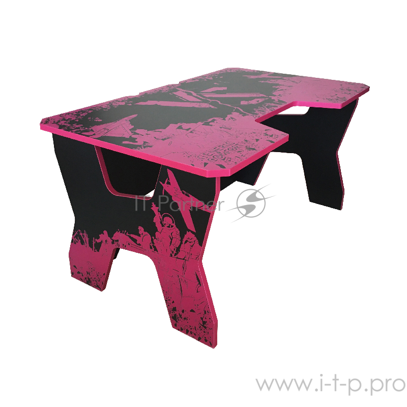 Generic Comfort Gamer2/VS/NV Игровой стол чёрно-фиолетовый (ЛДСП Е1,150 x 90 x 75)