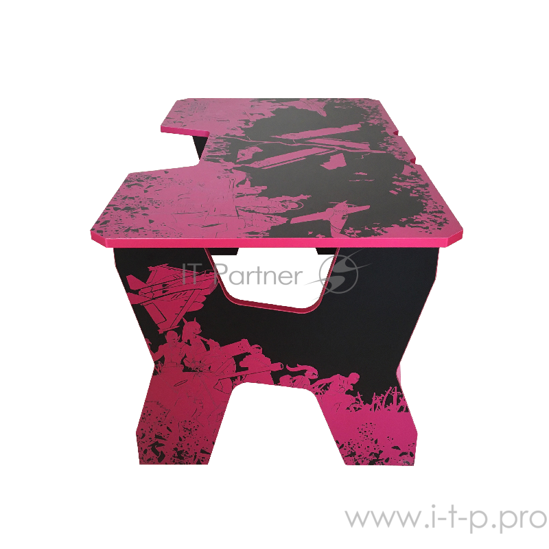 Generic Comfort Gamer2/VS/NV Игровой стол чёрно-фиолетовый (ЛДСП Е1,150 x 90 x 75)