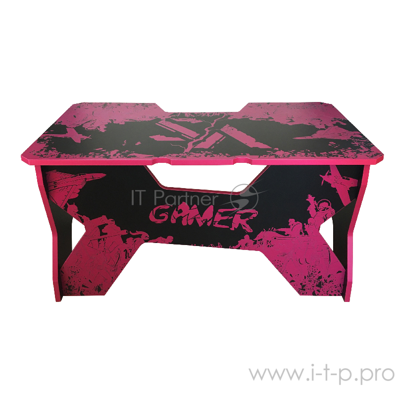Generic Comfort Gamer2/VS/NV Игровой стол чёрно-фиолетовый (ЛДСП Е1,150 x 90 x 75)