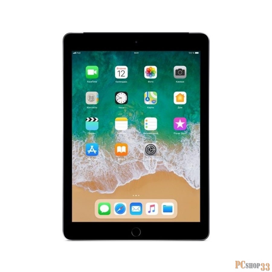 Планшетный компьютер Apple iPad Wi-Fi + Cellular 128GB - Space Grey (MR722RU/A) (2018)