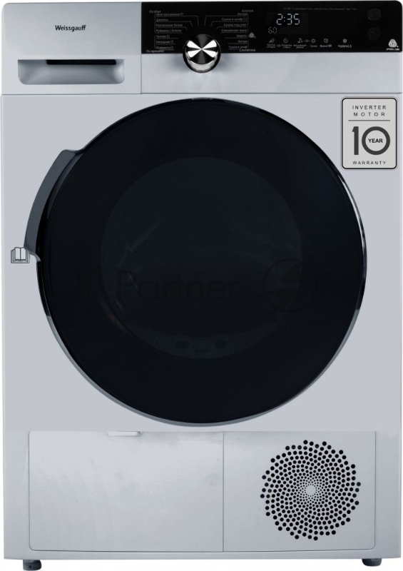 Сушильная машина Weissgauff WD 599 DC Inverter Heat Pump кл.энер.:A+++ макс.загр.:8кг белый