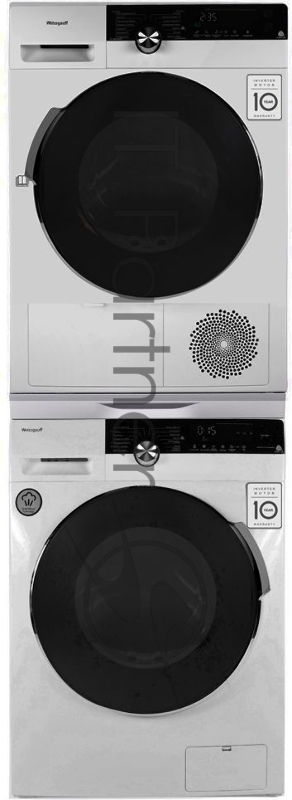 Сушильная машина Weissgauff WD 599 DC Inverter Heat Pump кл.энер.:A+++ макс.загр.:8кг белый