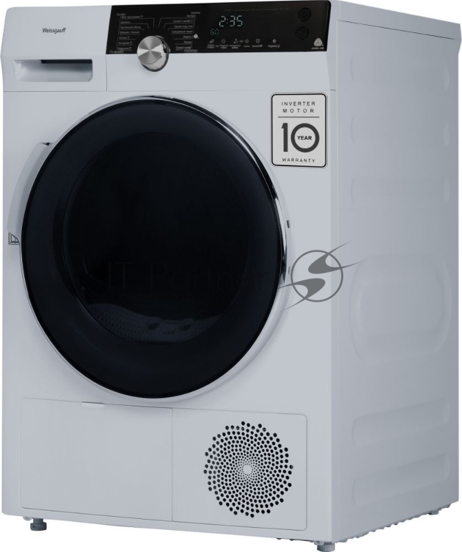 Сушильная машина Weissgauff WD 599 DC Inverter Heat Pump кл.энер.:A+++ макс.загр.:8кг белый