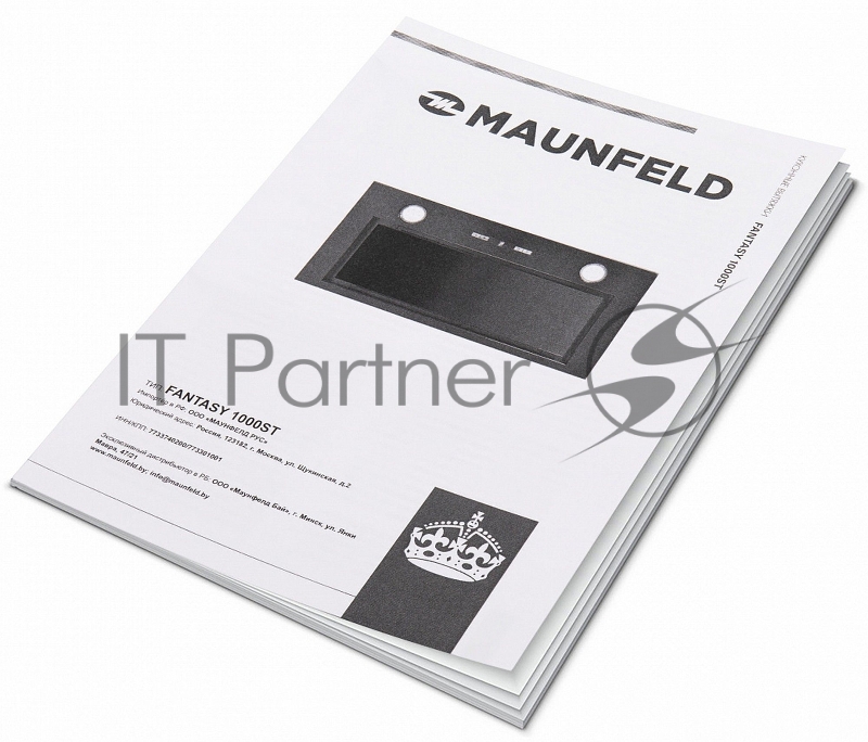 Кухонная вытяжка MAUNFELD Fantasy 1000ST 60 черное стекло