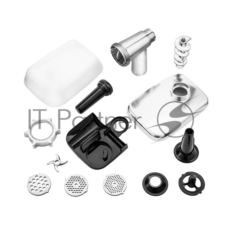 Мясорубка Kitfort KT-2108 1800Вт серебристый