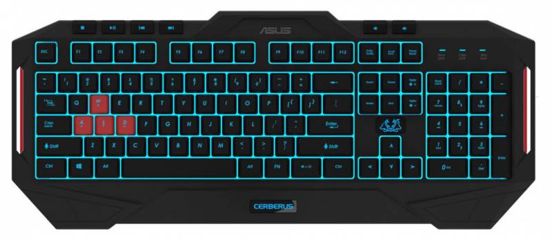 Опции к ноутбукам ASUS 90YH0131-B2RA00 Cerberus MKII Keyboard Black