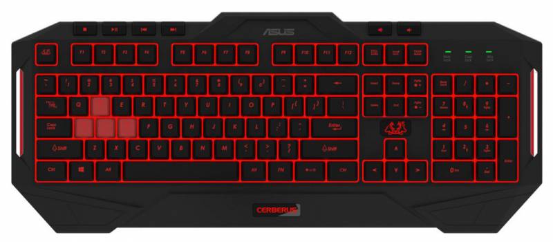 Опции к ноутбукам ASUS 90YH0131-B2RA00 Cerberus MKII Keyboard Black