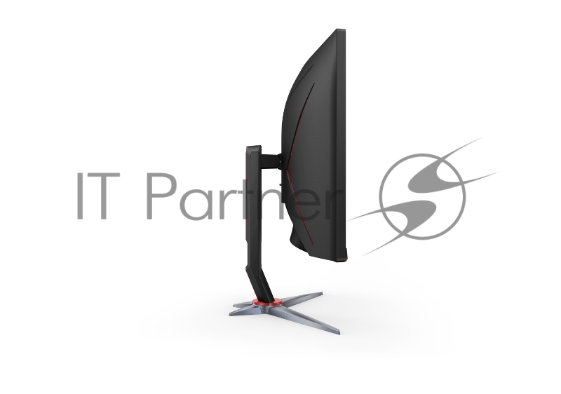 МОНИТОР 34 AOC CU34G2X Black-Red (VA, изогнутый, 3440x1440, 144Hz, 1 ms, 178°/178°, 300 cd/m, 80M:1, +2xHDMI 2.0, +Disp