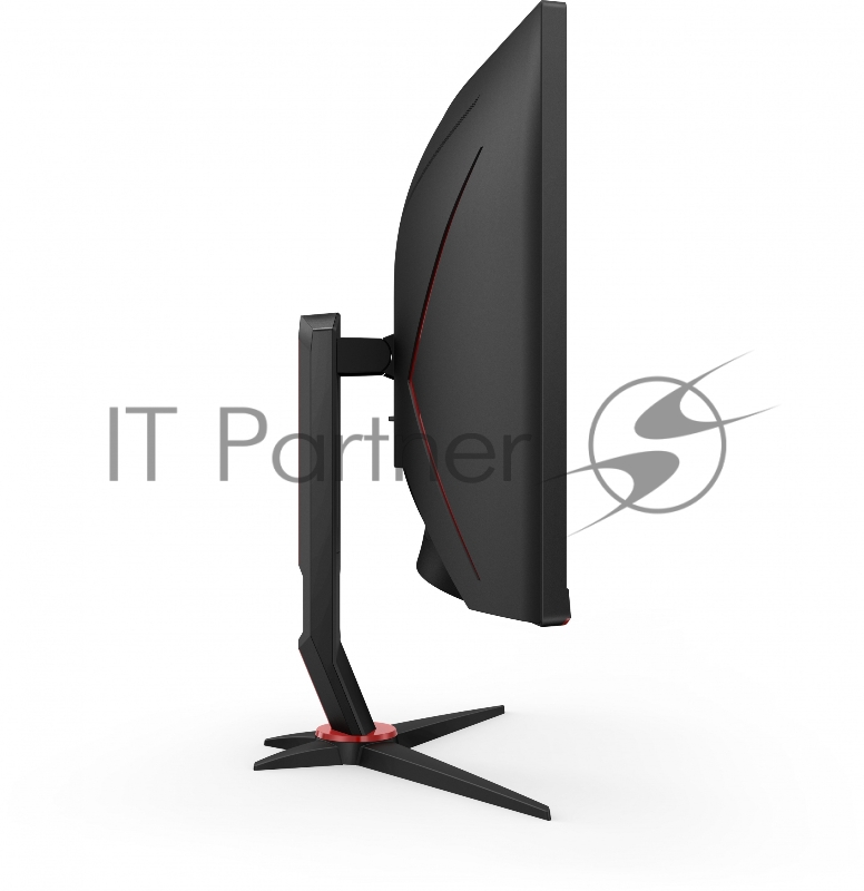МОНИТОР 34 AOC CU34G2X Black-Red (VA, изогнутый, 3440x1440, 144Hz, 1 ms, 178°/178°, 300 cd/m, 80M:1, +2xHDMI 2.0, +Disp