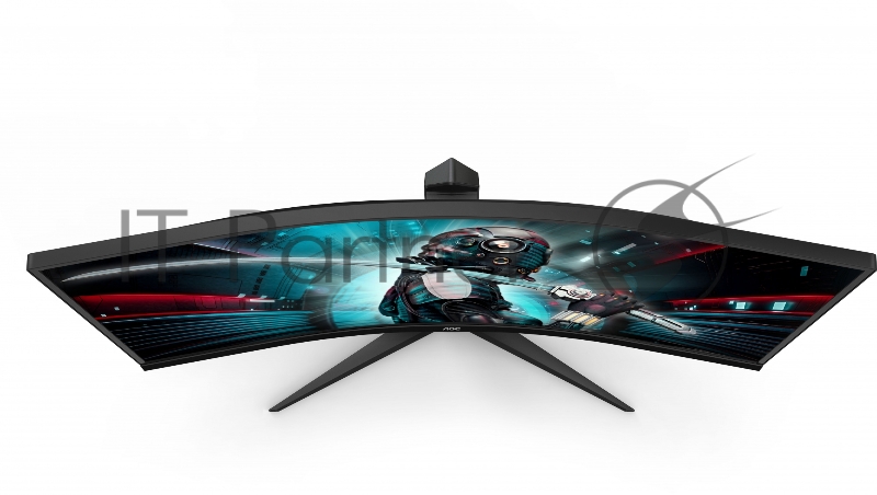 МОНИТОР 34 AOC CU34G2X Black-Red (VA, изогнутый, 3440x1440, 144Hz, 1 ms, 178°/178°, 300 cd/m, 80M:1, +2xHDMI 2.0, +Disp