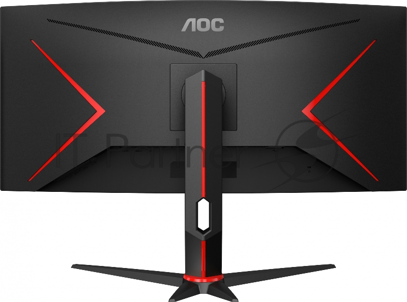МОНИТОР 34 AOC CU34G2X Black-Red (VA, изогнутый, 3440x1440, 144Hz, 1 ms, 178°/178°, 300 cd/m, 80M:1, +2xHDMI 2.0, +Disp