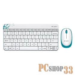 Комплект беспроводной клавиатура+мышь Logitech Wireless Combo MK240 920-005791, Белый
