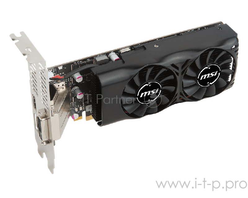 Видеокарта MSI GTX 1050 TI 4GT LP RTL nVidia GTX 1050TI 4096Mb 128bit GDDR5 1290/7008 DVIx1/HDMIx1/DPx1/HDCP low profile
