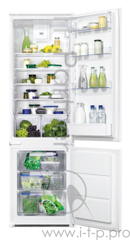 Холодильник встраиваемый Zanussi ZBB928465S белый