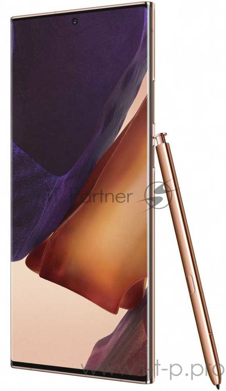 Смартфон Samsung SM-N986B Galaxy Note 20 Ultra 512Gb бронзовый моноблок 3G 4G 6.9 1440x3088 Android 10.0 108Mpix 802.11 a/b/g/n/ac/ax NFC GPS GSM900