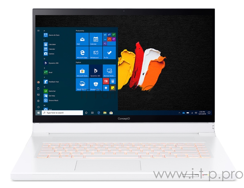 Ноутбук Acer ConceptD 7 Ezel CC715-71-70X8 Core i7 10750H/32Gb/SSD1Tb+1Tb/nVidia GeForce RTX 2080 Super 8Gb/15.6/IPS/UHD (3840x2160)/Windows 10 Prof