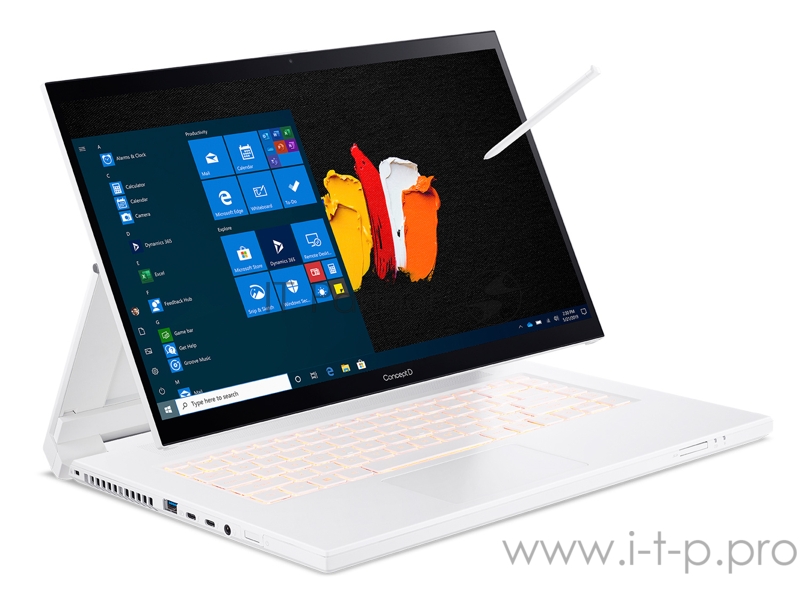 Ноутбук Acer ConceptD 7 Ezel CC715-71-70X8 Core i7 10750H/32Gb/SSD1Tb+1Tb/nVidia GeForce RTX 2080 Super 8Gb/15.6/IPS/UHD (3840x2160)/Windows 10 Prof