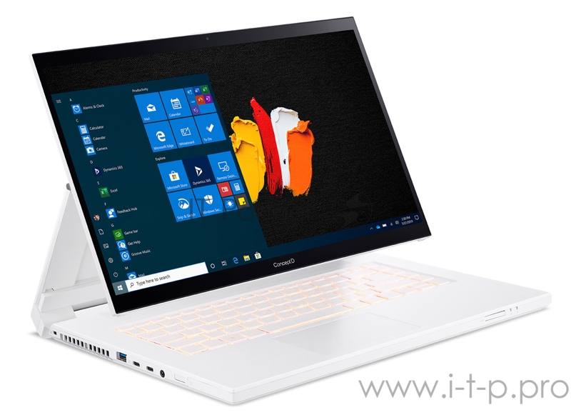 Ноутбук Acer ConceptD 7 Ezel CC715-71-70X8 Core i7 10750H/32Gb/SSD1Tb+1Tb/nVidia GeForce RTX 2080 Super 8Gb/15.6/IPS/UHD (3840x2160)/Windows 10 Prof