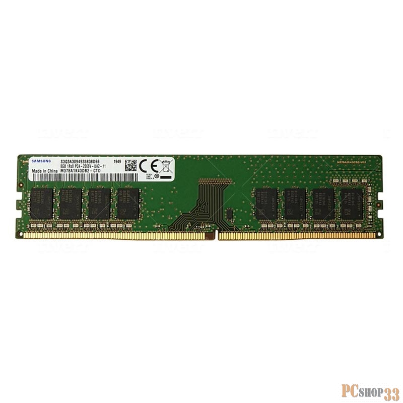 Модуль памяти Samsung DDR4 8GB DIMM (PC4-19200) 2400MHz (M378A1K43DB2-CTD)