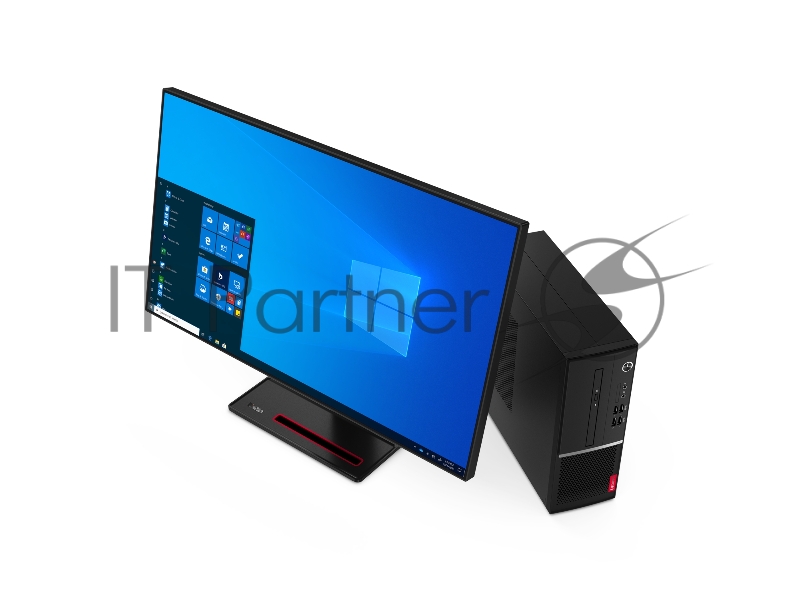 ПК Lenovo V50s-07IMB i3-10100, 8GB, 256GB SSD M.2, Intel UHD 630, DVD-RW, 180W, USB KB&Mouse, Win 10 Pro64 RUS, 1Y On-site