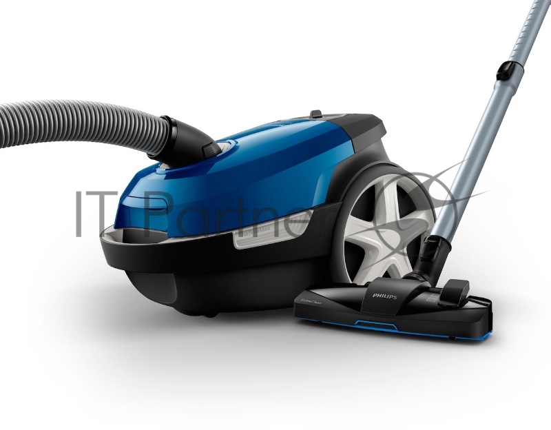 Пылесос Philips Пылесос Philips/ Мешковый пылесос, мощность мотора 2000, мощность всасывания 325б насадка TriActive, цвет корпуса- синий