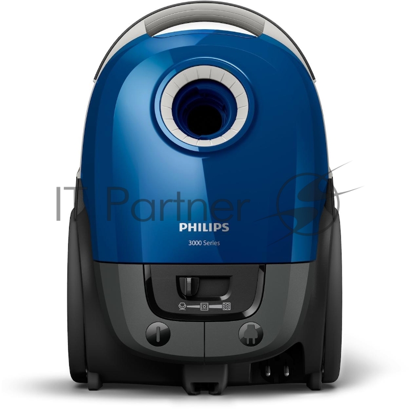 Пылесос Philips Пылесос Philips/ Мешковый пылесос, мощность мотора 2000, мощность всасывания 325б насадка TriActive, цвет корпуса- синий