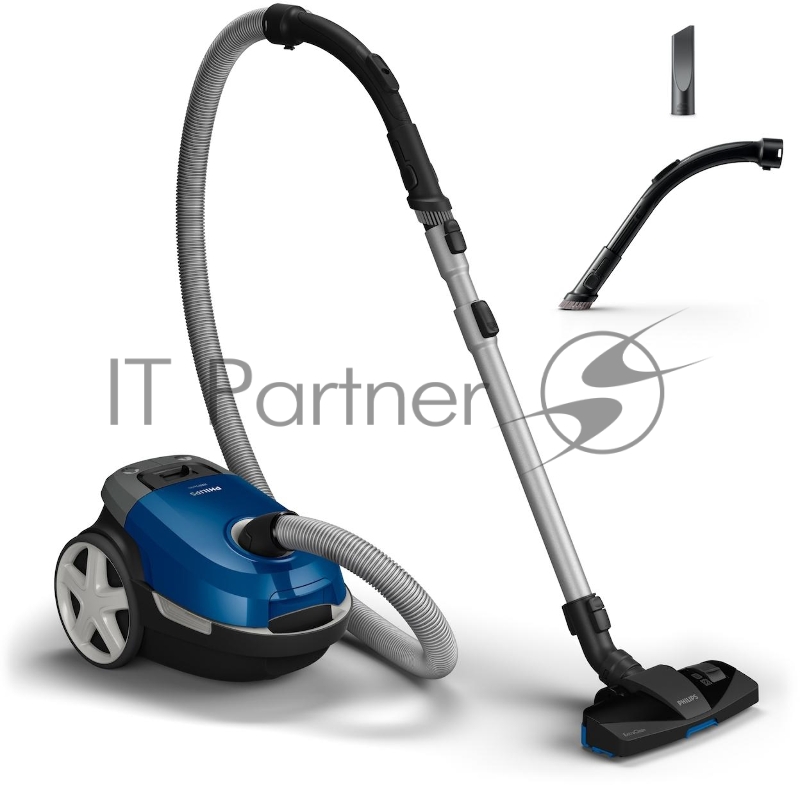 Пылесос Philips Пылесос Philips/ Мешковый пылесос, мощность мотора 2000, мощность всасывания 325б насадка TriActive, цвет корпуса- синий