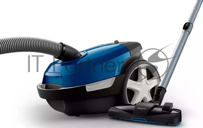 Пылесос Philips Пылесос Philips/ Мешковый пылесос, мощность мотора 2000, мощность всасывания 325б насадка TriActive, цвет корпуса- синий