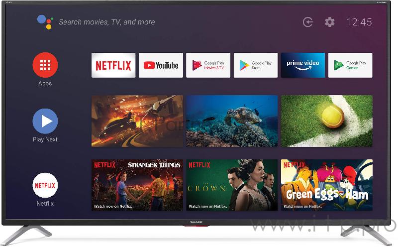 Телевизор ЖК 50 Sharp Телевизор ЖК 50 Sharp/ 50, UHD, Smart TV (Android), DVB-S/S2/T2/C/T, HDR10+, DTS Virtual, Harman Kardon, 2х10Вт, Bluetooth, 3xUSB, слот SD, черный
