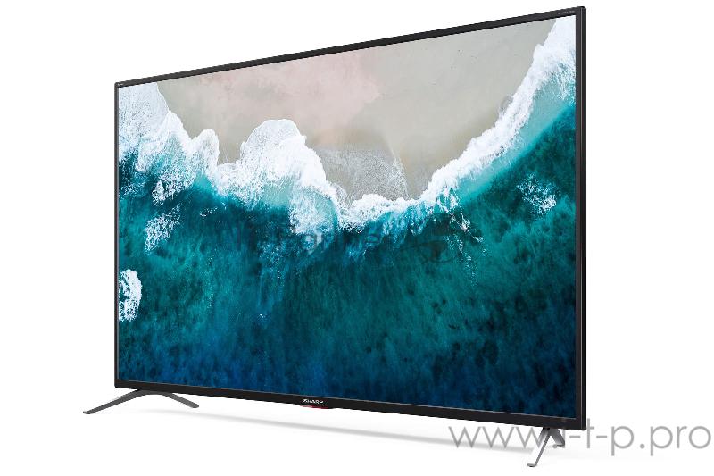 Телевизор ЖК 50 Sharp Телевизор ЖК 50 Sharp/ 50, UHD, Smart TV (Android), DVB-S/S2/T2/C/T, HDR10+, DTS Virtual, Harman Kardon, 2х10Вт, Bluetooth, 3xUSB, слот SD, черный